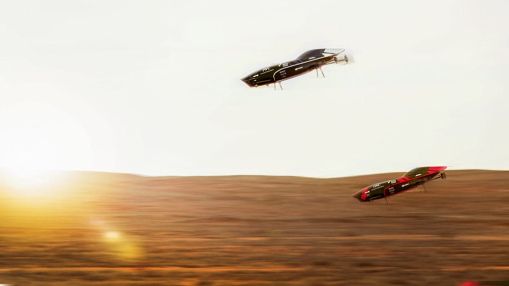 Airspeeder Flying Race Car Drag Race Test