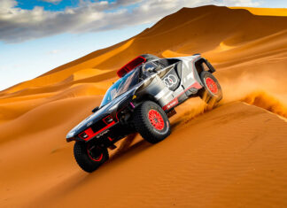 Audi RS Q e-tron Dakar Rally test