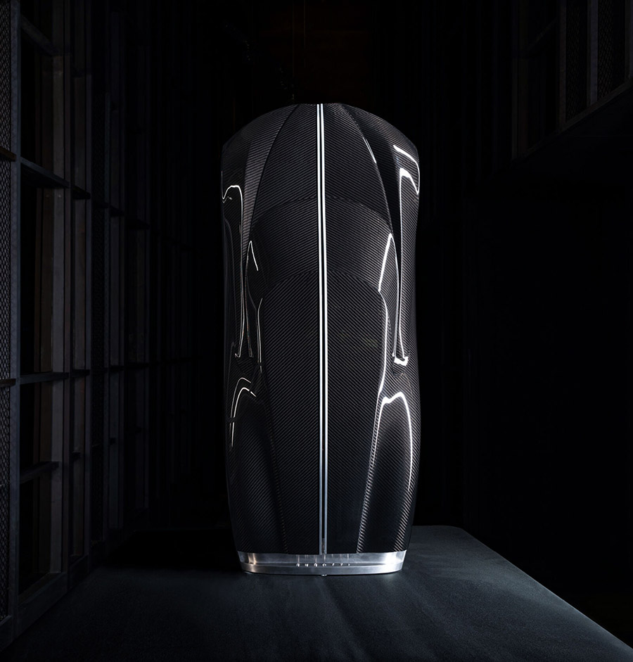 Bugatti and Champagne Carbon Reveal One of One ‘La Bouteille Noire’