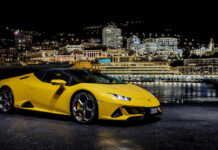 Lamborghini Huracan what3words feature