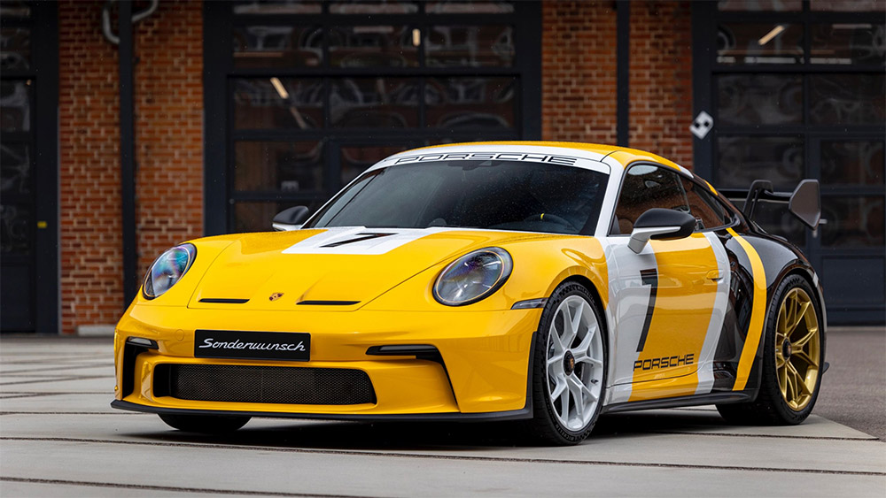 Paolo Barilla Porsche 911 GT3 based on the 956 that won at Le Mans in 1985