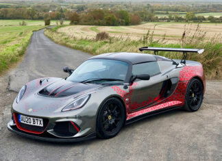 Lotus The Forces Motorsports Charity Poppy Car