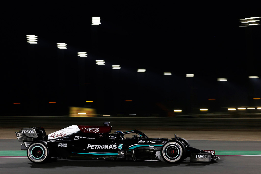 Mercedes F1 Lewis Hamilton wins Qatar Grand Prix