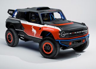 Multimatic Ford Bronco DR off-road racer