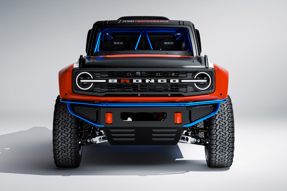 Multimatic Ford Bronco DR off-road racer
