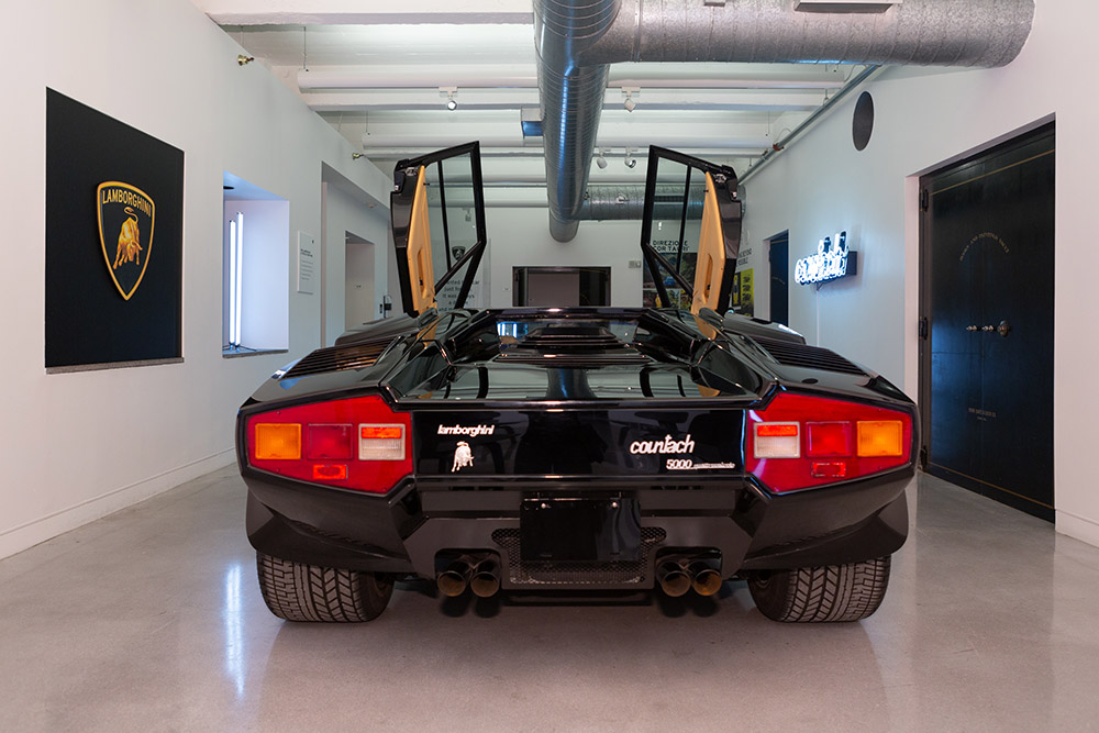 Lamborghini Countach Exhibit Art Basal Miami