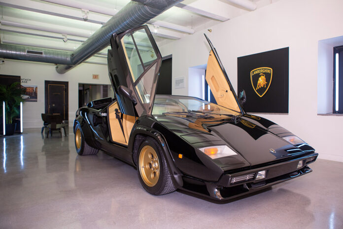 Lamborghini Countach Exhibit Art Basal Miami