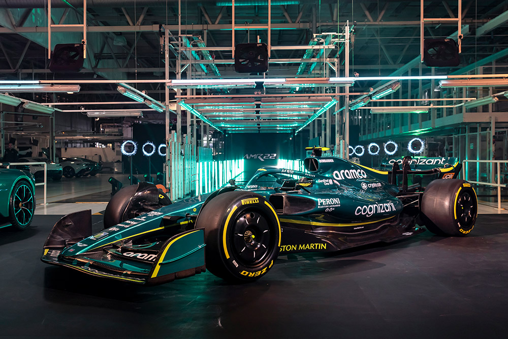 Aston Martin Aramco Cognizant Formula One Team AMR22 Formula One challenger