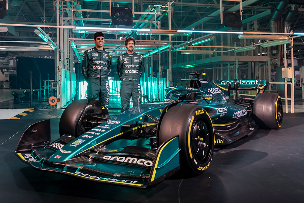 Aston Martin Aramco Cognizant Formula One Team AMR22 Formula One challenger