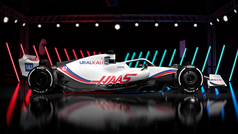 Uralkali Haas F1 Team VF-22 2022 challenger