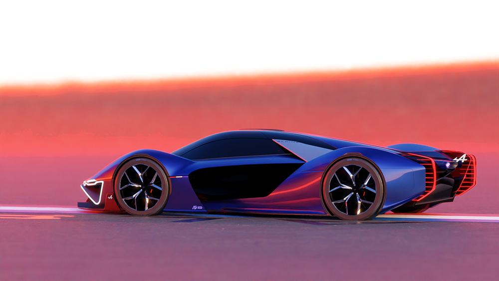 Alpine A4810 Hydrogen Powered Two-Seater Supercar Concept