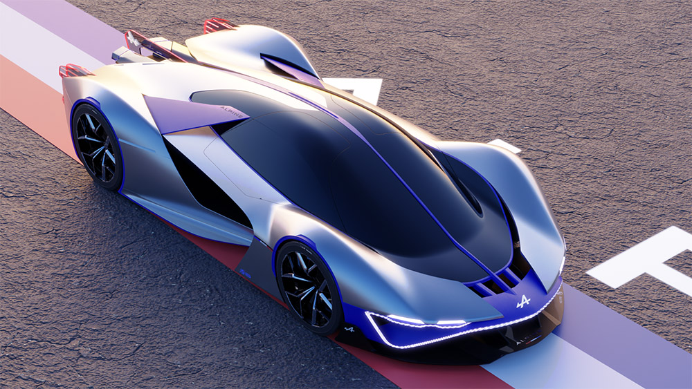 Alpine A4810 Hydrogen Powered Two-Seater Supercar Concept