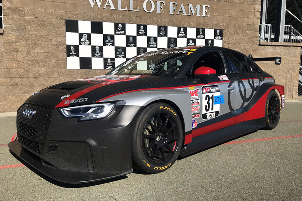 Audi RS 3 LMS touring car racer at Sonoma Raceway