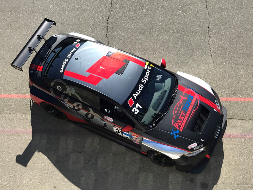 Audi RS 3 LMS touring car racer at Sonoma Raceway