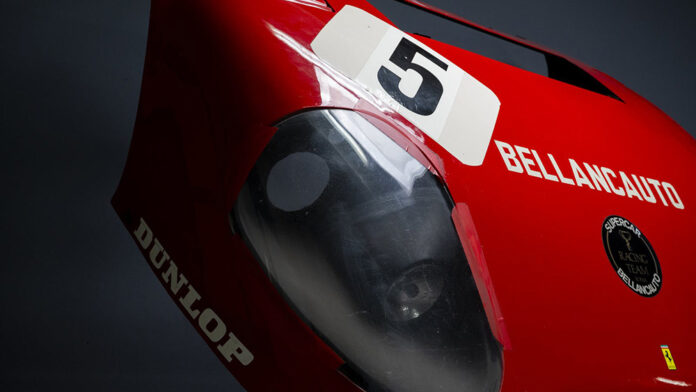 Ferrari Le Mans 24hrs 512BBB front clip auction on car & classic