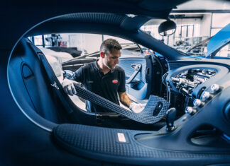 Bugatti Centodieci interior