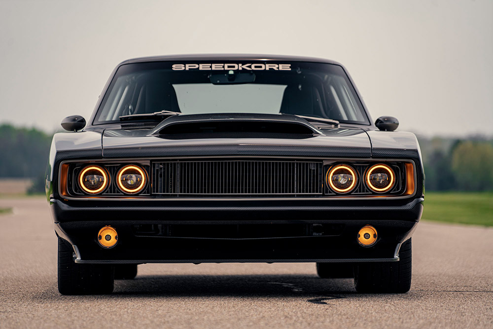 SpeedKore Hellephant-Powered Carbon Fiber 1968 Dodge Charger Hellucination