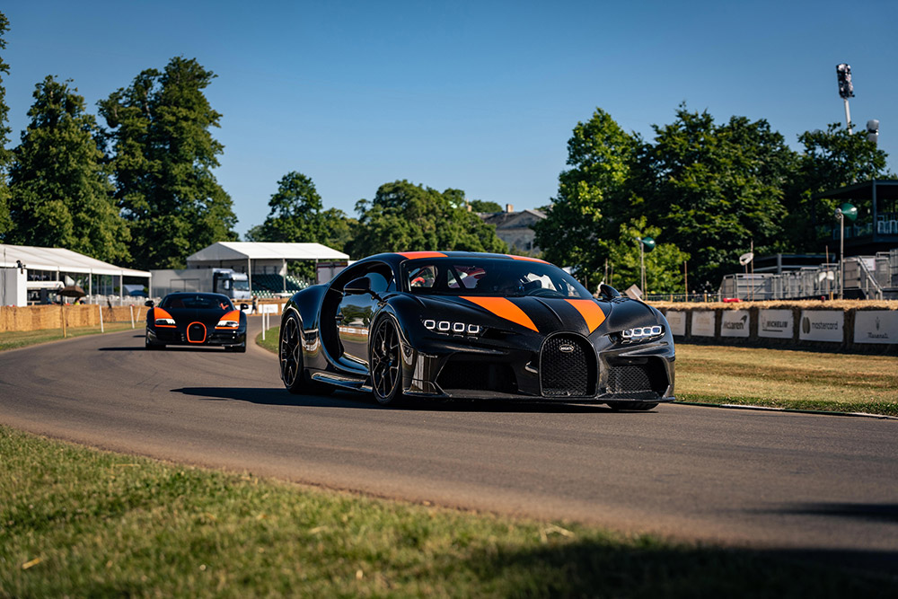 Bugatti Veyron and Chiron Perform at Goodwood Festival of Speed 2022