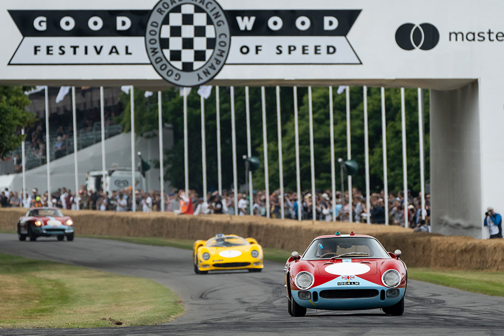 Ferrari 75th Anniversary celebration at the 2022 Goodwood Festival of Speed