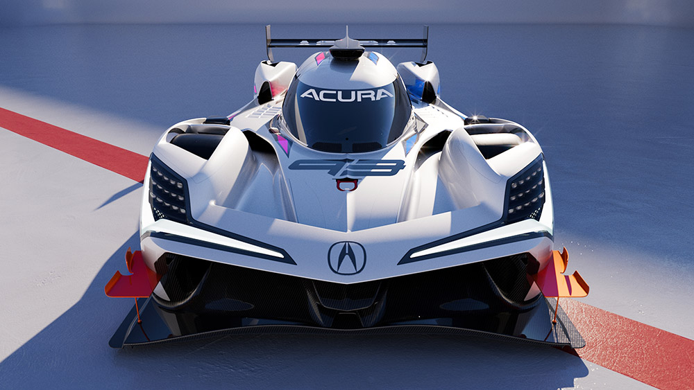 Acura ARX-06 Hybrid Race Car