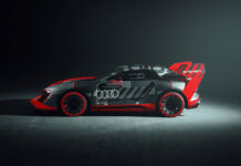 Audi S1 e-tron quattro Hoonitron at Rolex Monterey Motorsports Reunion