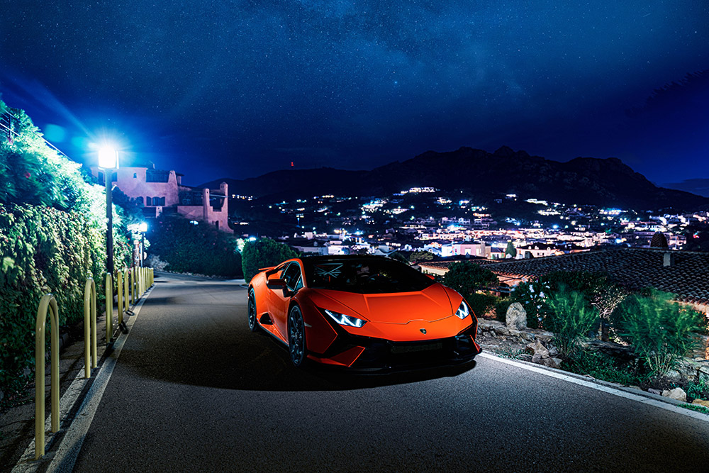Lamborghini Huracán Tecnica and Huracán STO explore Sardinia
