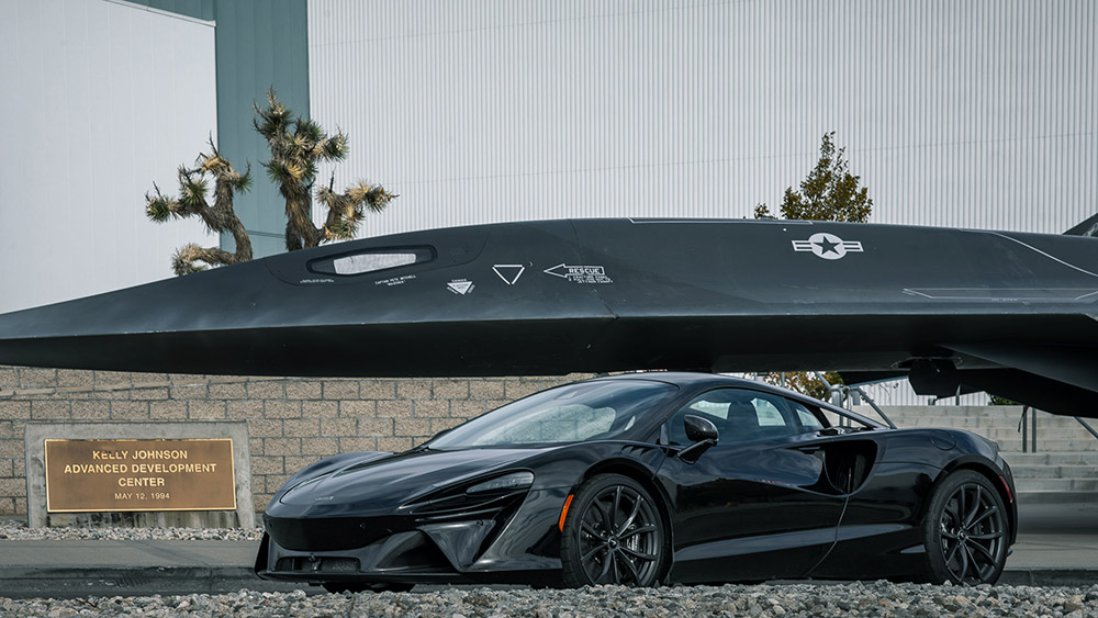 McLaren Automotive and Lockheed Martin Skunk Works technical collaboration