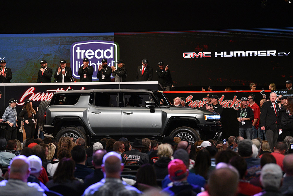 2024 GMC HUMMER EV Edition 1 SUV Raises $500,000 for Tread Lightly! at Barrett-Jackson