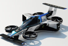Alauda Aeronautics Airspeeder Mk4 flying racing car