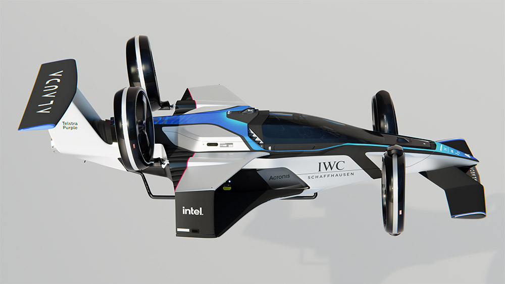 Alauda Aeronautics Airspeeder Mk4 flying racing car