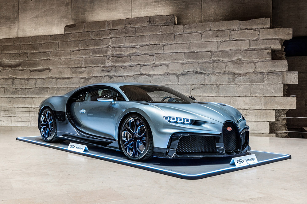 Bugatti Chiron Profilée sold at RM Sotheby Paris Auction