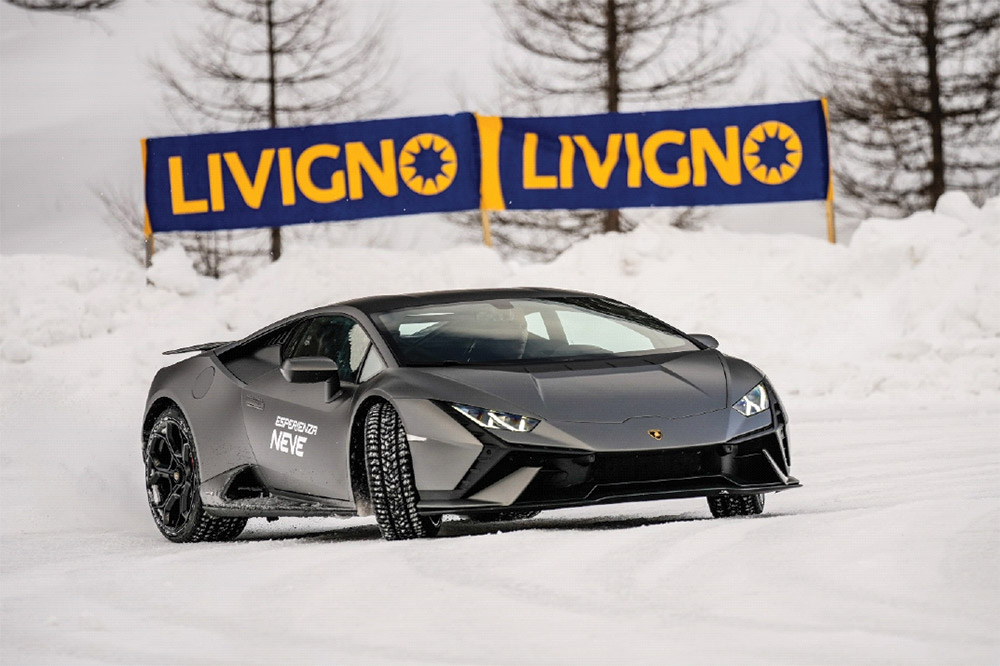 Lamborghini Ice Driving in Livigno