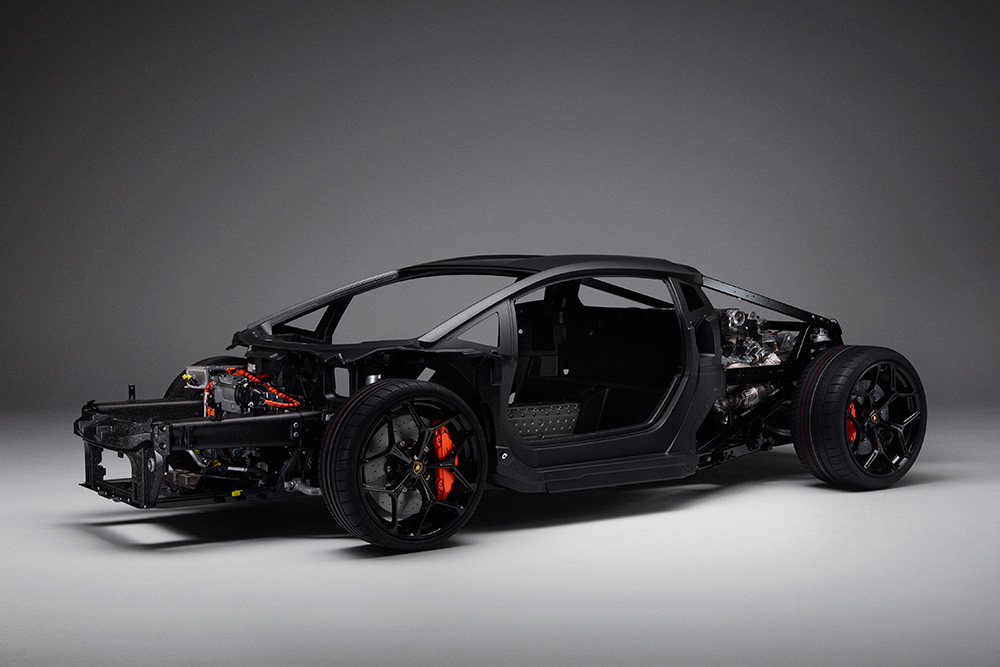 Lamborghini LB744 carbon fiber monocoque