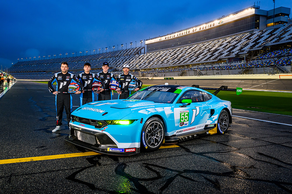 Ford Mustang GT3 IMSA race cars