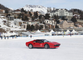 Ferrari Ice Driving at the St Moritz