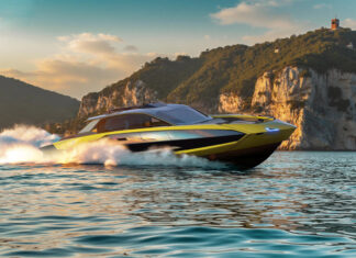 Bulls Don’t Swim, They Charge: Lamborghini’s 7,600-HP Tecnomar 101FT Superyacht Breaks Cover Lamborghini Tecnomar 101FT Superyacht