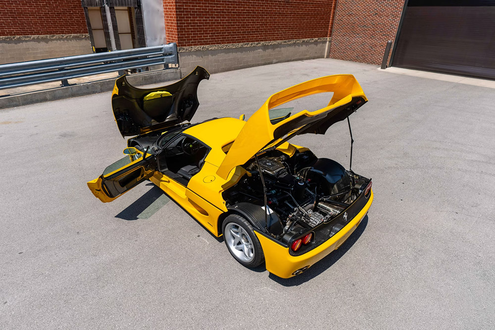 Giallo Modena Ferrari F50 offered at Mecum Monterey Auction