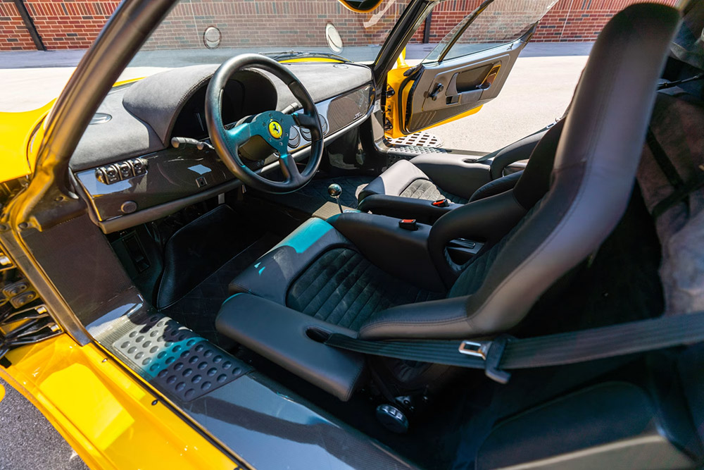Giallo Modena Ferrari F50 offered at Mecum Monterey Auction