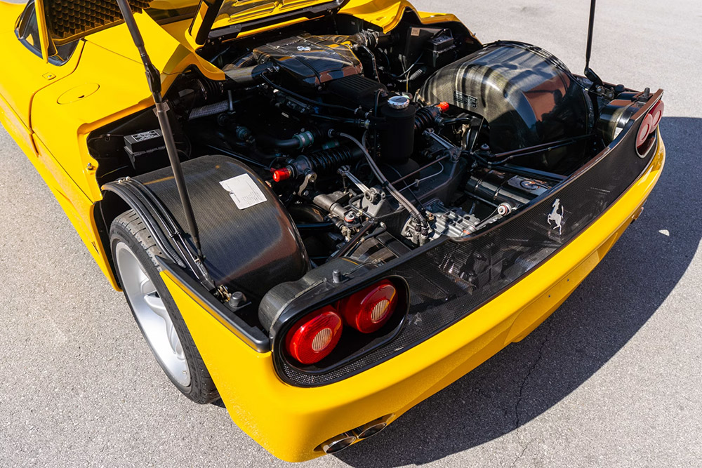Giallo Modena Ferrari F50 offered at Mecum Monterey Auction