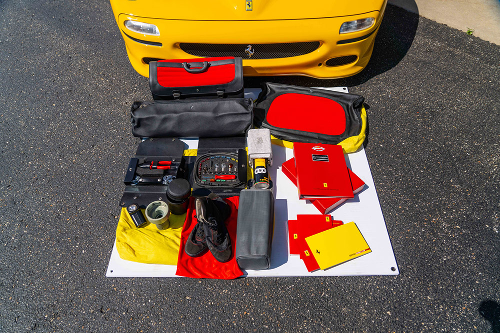 Giallo Modena Ferrari F50 offered at Mecum Monterey Auction