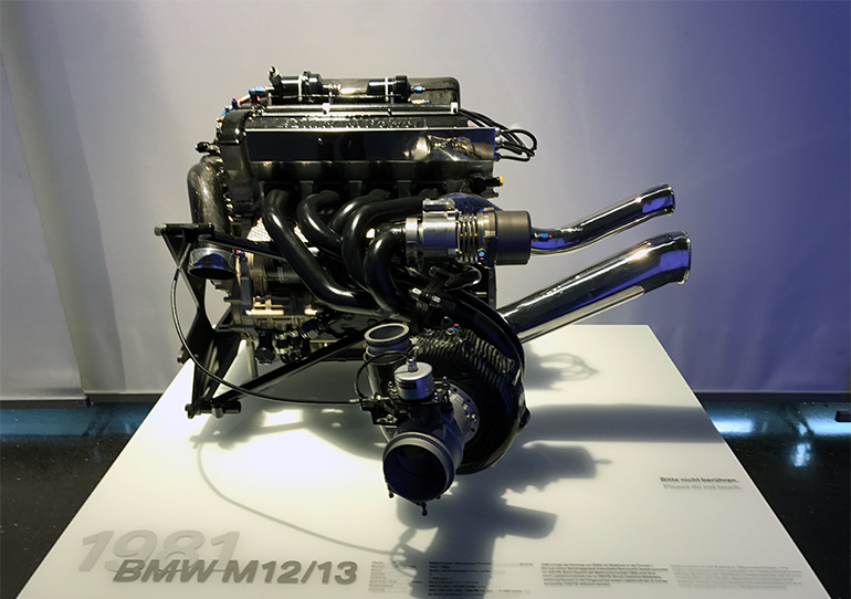 Engines at the BMW Museum