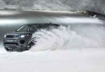 Land Rover Snow Tunnel Challenge