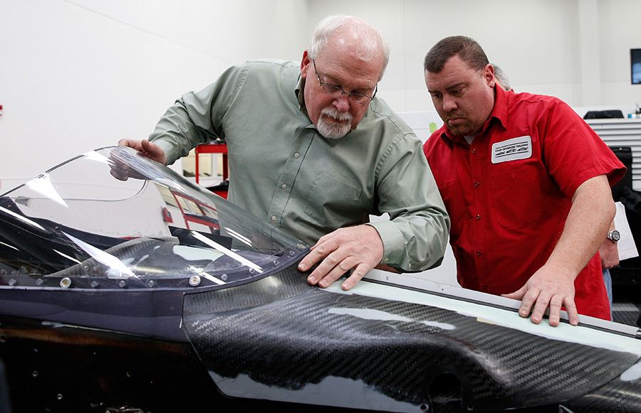 Indycar Windscreen Testing