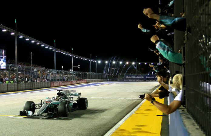 Lewis Hamilton Wins 2017 Singapore GP