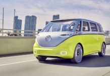 Autonomous Driving Volkswagen Microbus