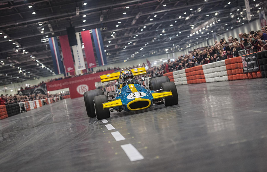 Nigel Mansell The London Classic Car Show