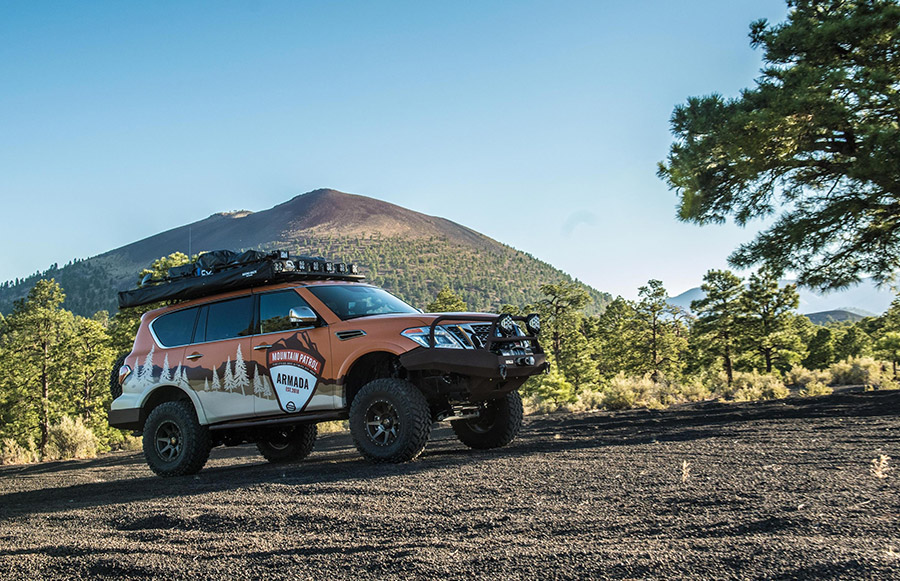 Nissan Armada Mountain Patrol Project Overland Expo West