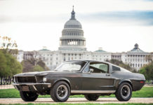 Steve McQueen Bullitt Mustang Center of Ford Mustang Anniversary