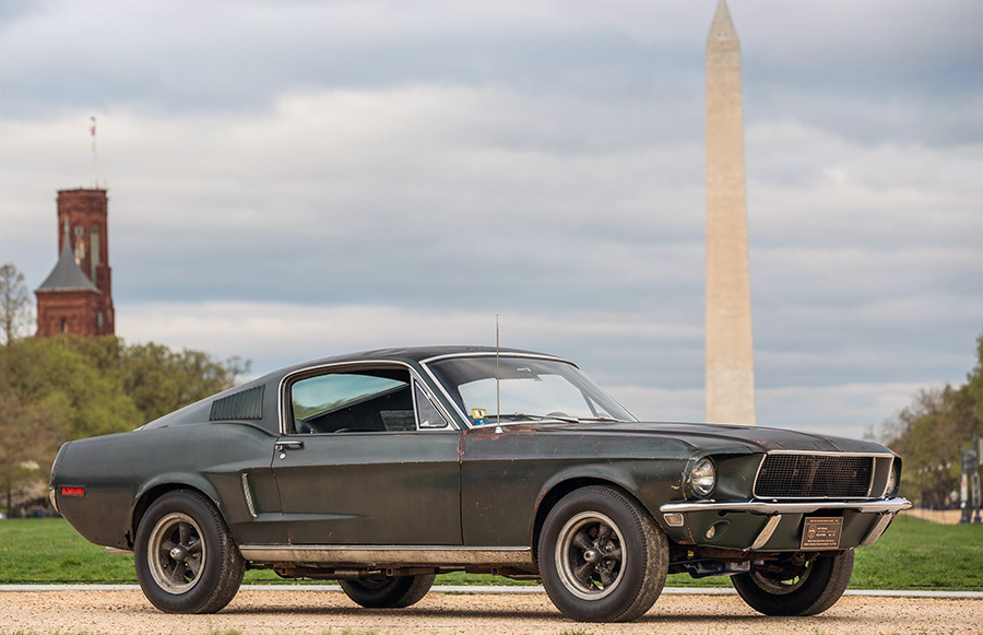 Steve McQueen Bullitt Mustang Center of Ford Mustang Anniversary