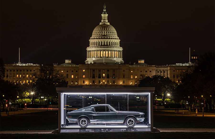 Steve McQueen Bullitt Mustang Center of Ford Mustang Anniversary